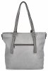 Uniwersalna Torebka Damska XL Shopper Bag firmy Hernan HB0213-1 Jasno Szara/Szara